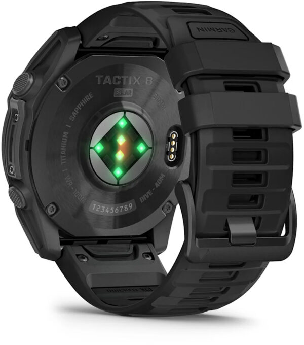 Garmin tactix® 8 - 51 mm Solar Sapphire Schwarz Titan DLC Smartwatch – Bild 7