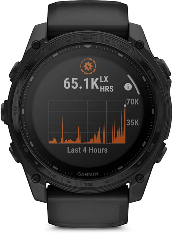 Garmin tactix® 8 - 51 mm Solar Sapphire Schwarz Titan DLC Smartwatch – Bild 5