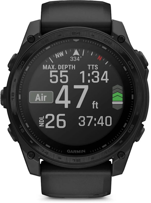 Garmin tactix® 8 - 51 mm Solar Sapphire Schwarz Titan DLC Smartwatch – Bild 12