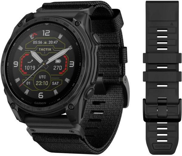 Garmin tactix® 8 - 51 mm Solar Sapphire Schwarz Titan DLC Smartwatch
