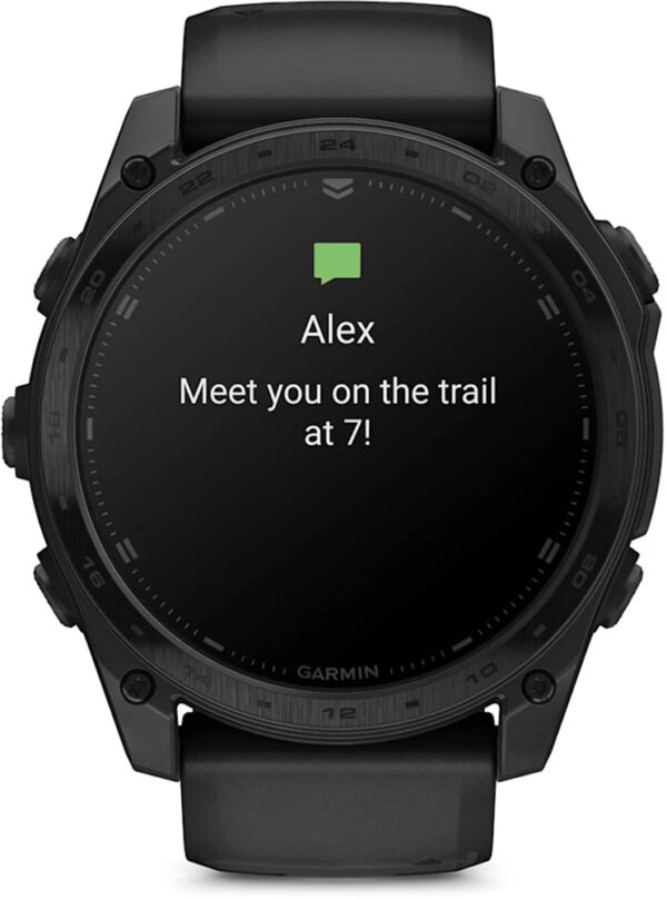 Garmin tactix® 8 - 51 mm AMOLED Sapphire Schwarz Titan DLC Smartwatch – Bild 8