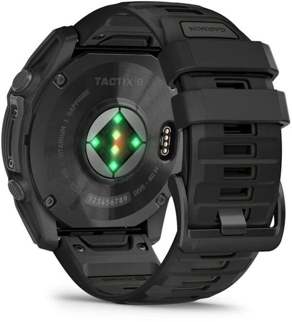 Garmin tactix® 8 - 51 mm AMOLED Sapphire Schwarz Titan DLC Smartwatch – Bild 11