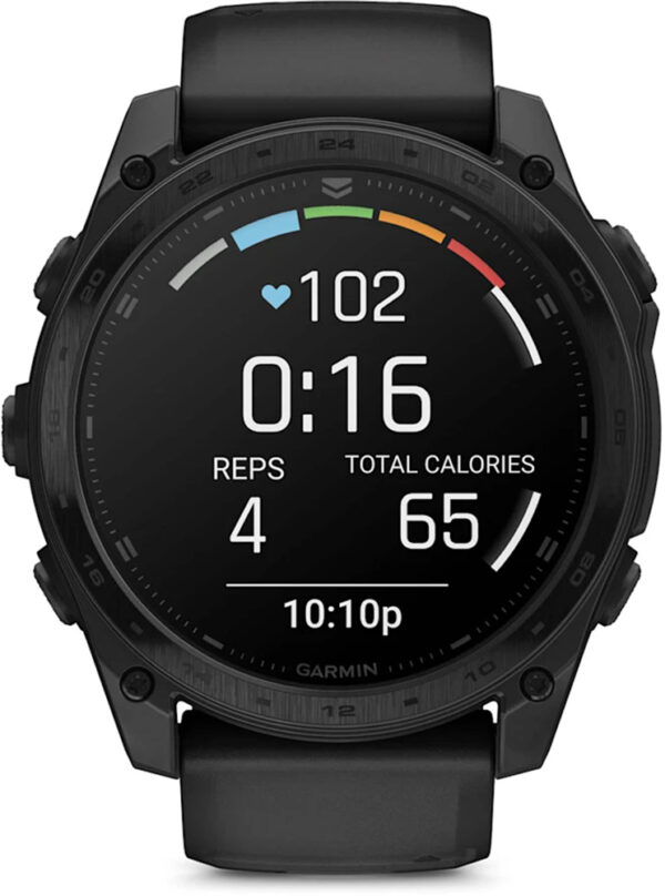 Garmin tactix® 8 - 51 mm AMOLED Sapphire Schwarz Titan DLC Smartwatch – Bild 5