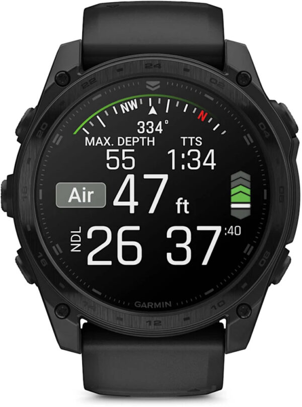 Garmin tactix® 8 - 51 mm AMOLED Sapphire Schwarz Titan DLC Smartwatch – Bild 6